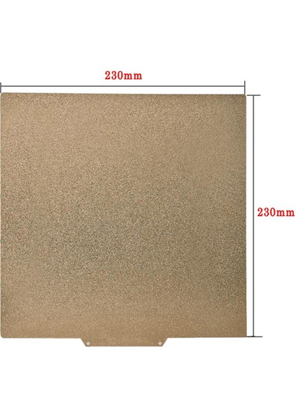 3D Yazıcı Esnek Çelik Peı Sayfası 230X230MM Manyetik Çelik Film Topçu Genius Pro Için Sıcak Yatak Platformu (Yurt Dışından) modelleri