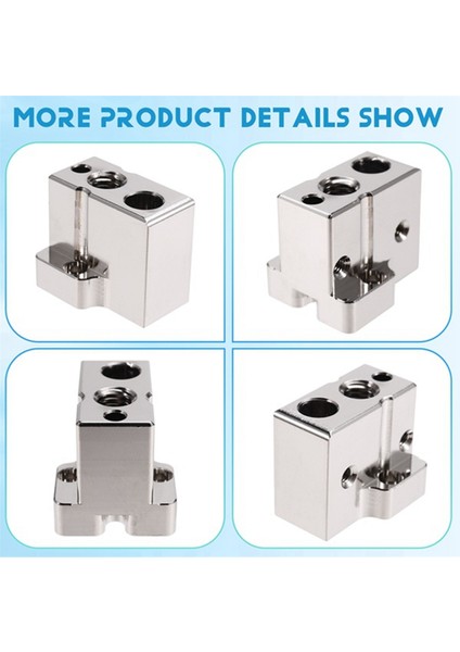 3D Yazıcı Parçaları Için CR10 Kaplı Bakır Isıtmalı Blok Volkanı Yüksek Sıcaklık Isıtma Bloğu, Büyük Akış 2 Pcs (Yurt Dışından) fırsatları