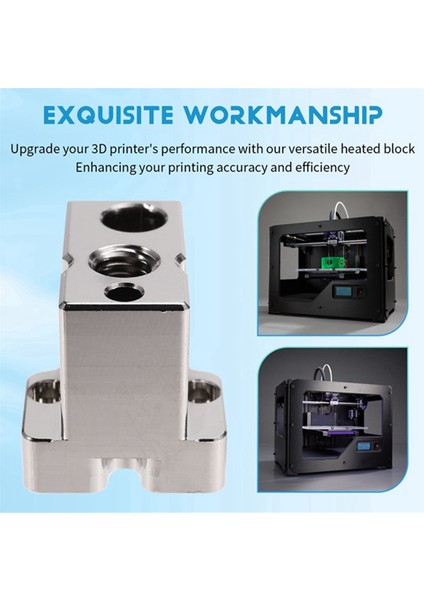 3D Yazıcı Parçaları Için CR10 Kaplı Bakır Isıtmalı Blok Volkanı Yüksek Sıcaklık Isıtma Bloğu, Büyük Akış 2 Pcs (Yurt Dışından) indirimleri