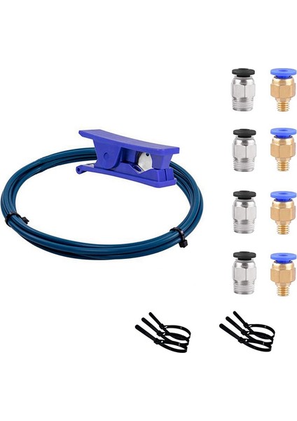 Oğlak Xs Serisi Tüp Için Bowden Ptfe Boru, Kırktırma Ender 3/pro Ender 5 CR-10/10S 3D Yazıcı 1.75MM Filament (Yurt Dışından)