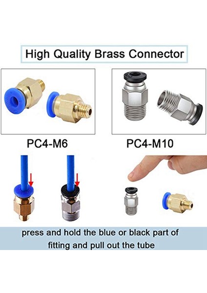 Oğlak Xs Serisi Tüp Için Bowden Ptfe Boru, Kırktırma Ender 3/pro Ender 5 CR-10/10S 3D Yazıcı 1.75MM Filament (Yurt Dışından) fiyatları