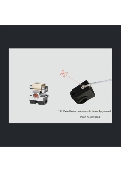 Chp V6 82W Isıtma Tüpü Için Yüksek Performanslı 3D Yazıcı Isıtıcı Blok Alüminyum 3D Yazıcı Aksesuarları Alüminyum (Yurt Dışından) fiyatları