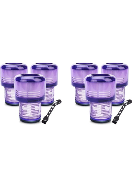 6 Paket Filtreleri Dyson V11 Vakum Süpürge V11 Tork Sürücüsü V11 Hayvan Kablosuz Vakum Hepa Filtresi (Yurt Dışından)