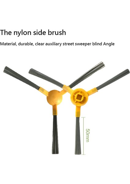 8pcs Robot Vakum Temizleyici Yan Fırça Haier T550 T560 Serisi Sekme T560H Sekme T550WSC Conga Serıe 950 (Yurt Dışından) modelleri