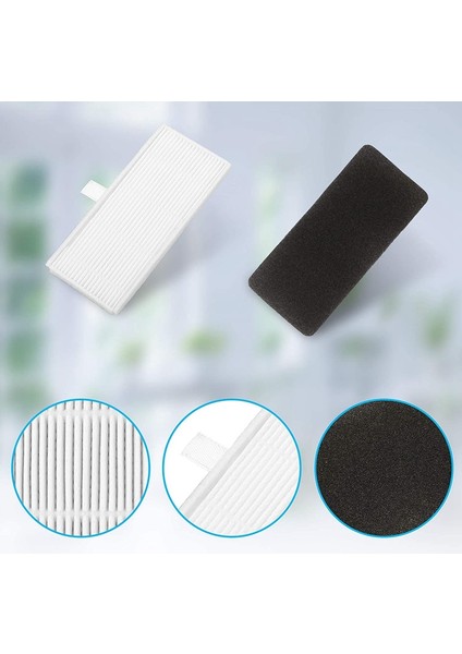 3pcs Yedek Filtre ve Yan Fırça Aksesuarları Coredy 3500 R3500 R3500S R750 Robot Vakum Yüksek Verimli (Yurt Dışından) modelleri