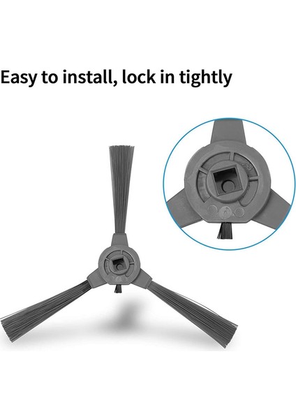 3pcs Yedek Filtre ve Yan Fırça Aksesuarları Coredy 3500 R3500 R3500S R750 Robot Vakum Yüksek Verimli (Yurt Dışından) fırsatları