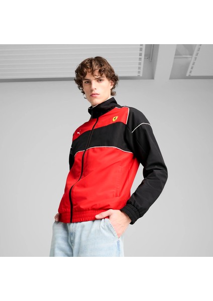 Erkek Kırmızı Puma Ferrari Race Sds Jacket Kırmızı Erkek Ceket