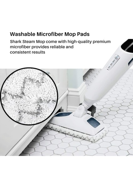 2 Paket Buharlı Paspas Yedek Pedleri Köpekbalığı Buhar Mop S1000 S1000A S1000C S1000WM S1001C Vakum Süpüratörleri (Yurt Dışından) fiyatları