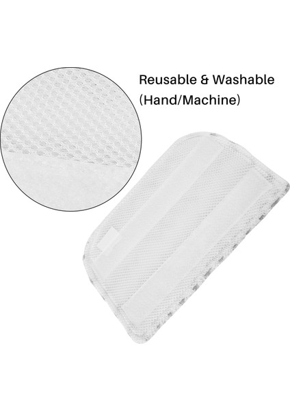 2 Paket Buharlı Paspas Yedek Pedleri Köpekbalığı Buhar Mop S1000 S1000A S1000C S1000WM S1001C Vakum Süpüratörleri (Yurt Dışından) fırsatları