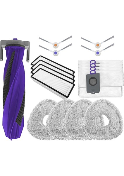 Narwal Freo Z Için Ultra Yedek Ana Yan Fırça Hepa Filtre Mop Padleri Toz Torbaları Yedek Parçalar Aksesuarları (Yurt Dışından)