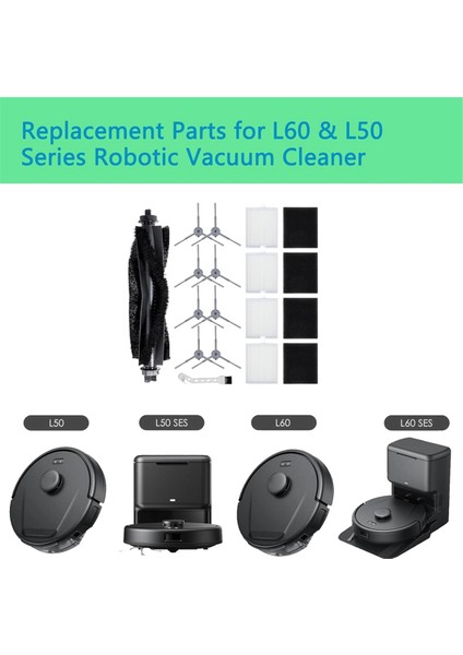 Eufy L60 Ses L50 Ses Robot Vakum Süpürge Ana Yan Fırça Hepa Filtre Yedek Parçalar Aksesuarları (Yurt Dışından) fırsatları