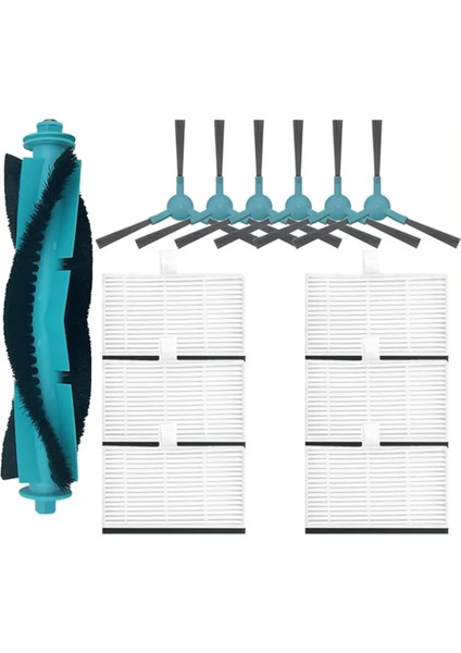 Conga 2499 Ultra Ev Gelişmiş / Atvel Smartgyro R80 Vakum Süpürge Aksesuarları Için Ana Yan Fırça Hepa Filtresi (Yurt Dışından)