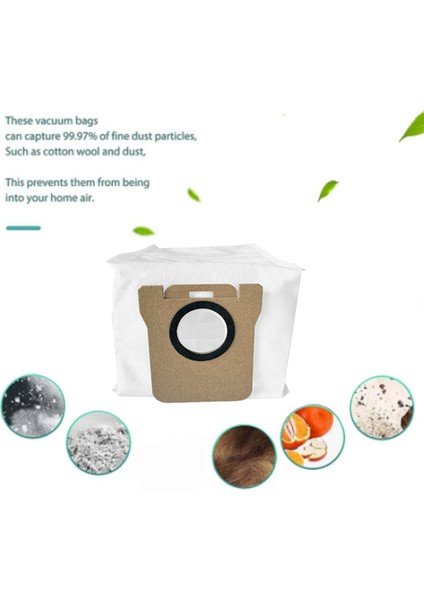 20PCS Xiaomi Mijia Omni 1s X10 Için Yedek Toz Çantası X10+ Robot Vakum Süpürge Aksesuarları Çöp Çanta Parçaları (Yurt Dışından) indirimleri