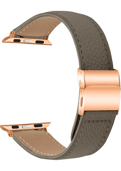 Apple Watch 46MM / 49MM / 45MM / 44MM Için Deri Saat Kayışı (Yurt Dışından) fiyatları