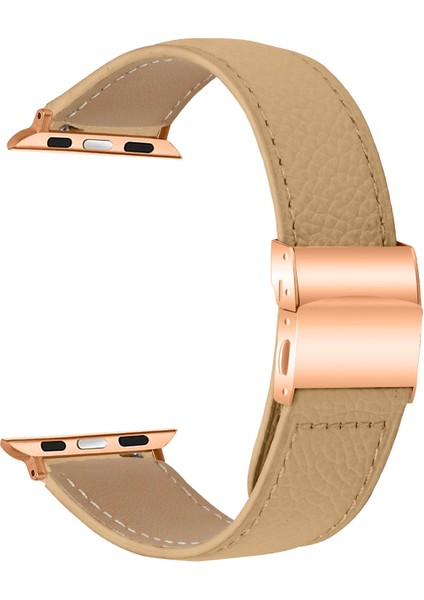 Apple Watch 46MM / 49MM / 45MM / 44MM Için Deri Saat Kayışı (Yurt Dışından) fiyatları