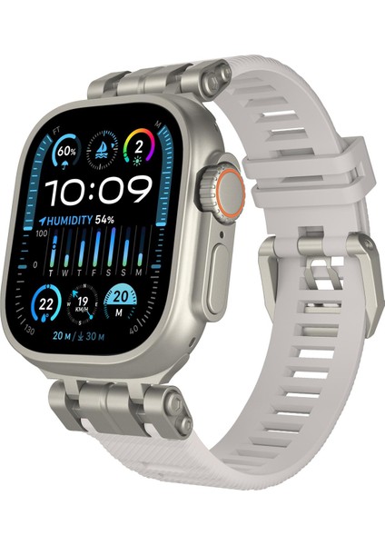 Apple Watch 46MM / 49MM / 45MM / 44MM Için Tpu Saat Kayışı (Yurt Dışından)