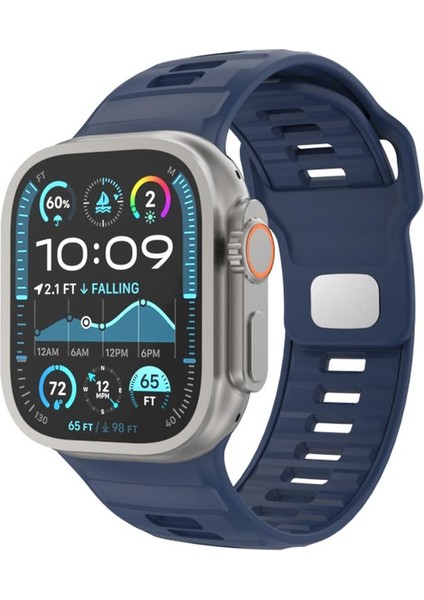 Apple Watch 46MM / 49MM / 45MM / 44MM Için Silikon Kayış (Yurt Dışından)