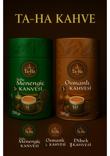 Ta-Ha Osmanlı & Dibek Silindir Set 2 x 200 gr 400 gr Toplam fiyatları