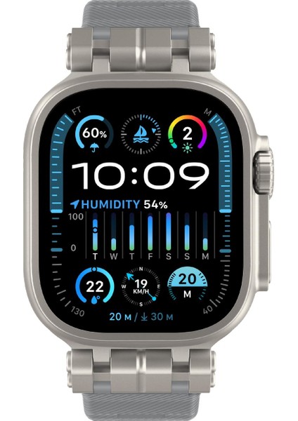 Apple Watch 46MM / 49MM / 45MM / 44MM Için Tpu Saat Kayışı (Yurt Dışından) modelleri