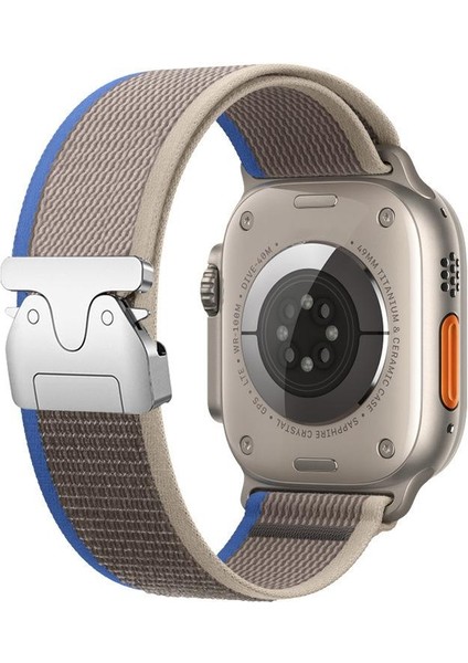 Apple Watch 46MM / 49MM / 45MM / 44MM Için Naylon Saat Kayışı (Yurt Dışından)