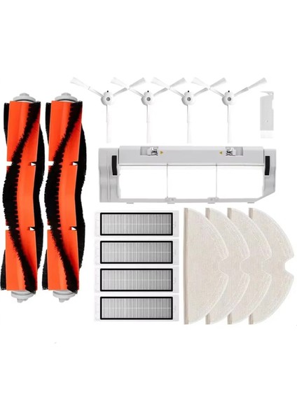 Xiaomi Mi Robot Için Vakum Süpürge 1/1s SDJQR01RR SDJQR02RR SDJQR03RR E2 E3 E4 E5 S4 S4 Max S5 Ana Yan Fırça Filtresi (Yurt Dışından)