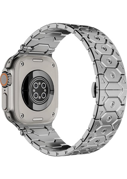 Apple Watch 46MM / 49MM / 45MM / 44MM Için Ste Saat Kayışı (Yurt Dışından) fiyatları