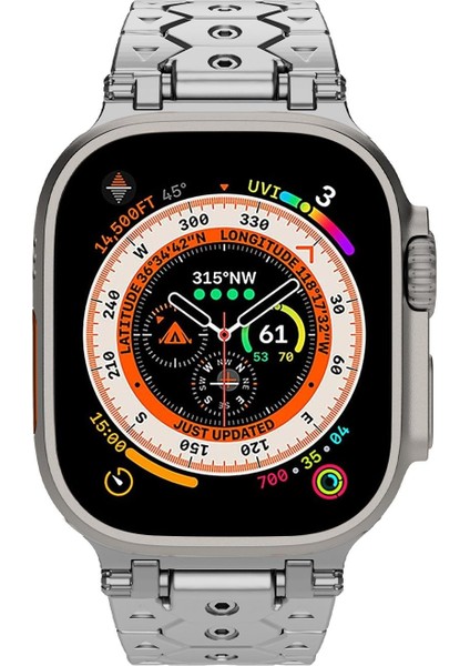 Apple Watch 46MM / 49MM / 45MM / 44MM Için Ste Saat Kayışı (Yurt Dışından) modelleri