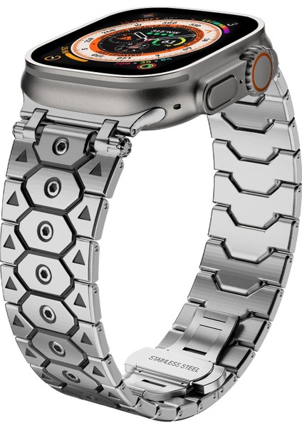Apple Watch 46MM / 49MM / 45MM / 44MM Için Ste Saat Kayışı (Yurt Dışından) indirimleri