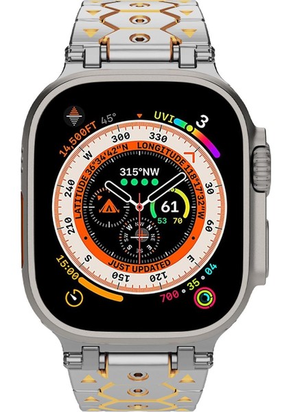 Apple Watch 46MM / 49MM / 45MM / 44MM Için Ste Saat Kayışı (Yurt Dışından) modelleri