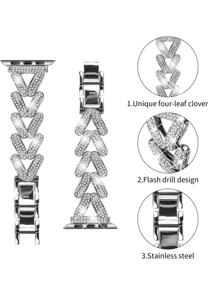 Apple Watch 38 / 40 / 41 / S10 42MM 20MM Için Metal Kayış (Yurt Dışından) modelleri