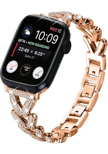 Apple Watch 38 / 40 / 41 / S10 42MM 20MM Için Metal Kayış (Yurt Dışından)