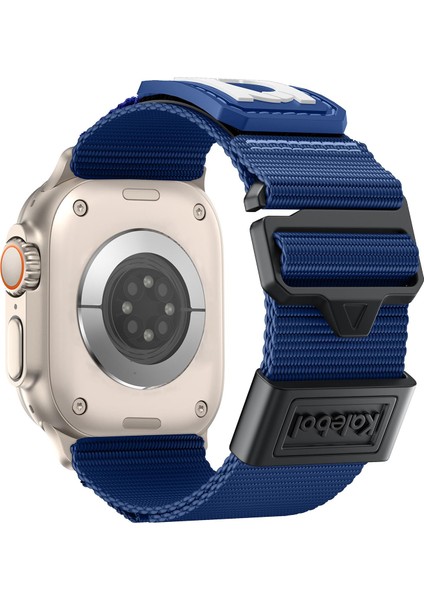 Apple Watch 46MM / 49MM / 45MM / 44MM Için Naylon Saat Kayışı (Yurt Dışından)