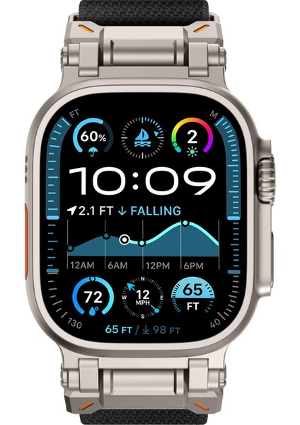 Apple Watch 46MM / 49MM / 45MM / 44MM Için Naylon Saat Kayışı (Yurt Dışından) modelleri