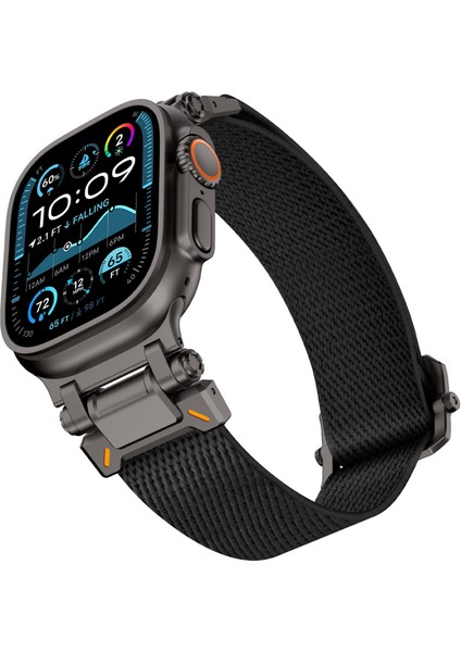 Apple Watch 46MM / 49MM / 45MM / 44MM Için Naylon Saat Kayışı (Yurt Dışından) fırsatları