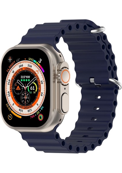 Apple Watch 46MM / 49MM / 45MM / 44MM Için Silikon Kayış (Yurt Dışından)