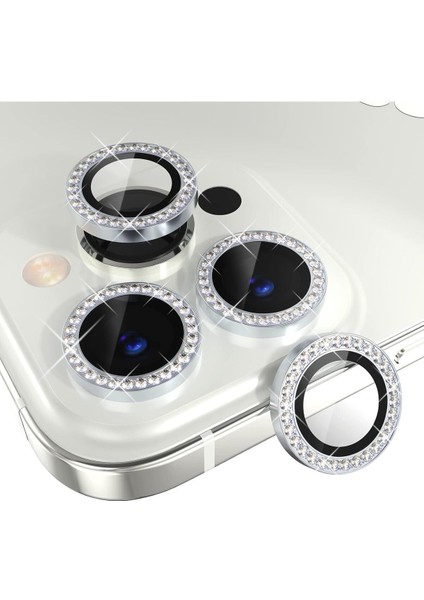 iPhone 15 Pro / 15 Pro Max Uyumlu Renkli Metal Lens Koruyucu