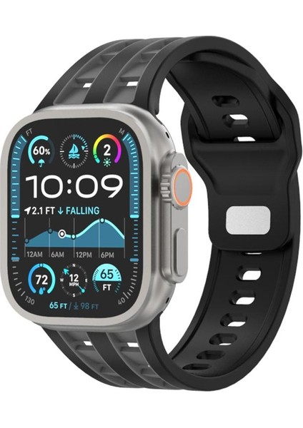 Apple Watch 46MM / 49MM / 45MM / 44MM Için Silikon Kayış (Yurt Dışından)