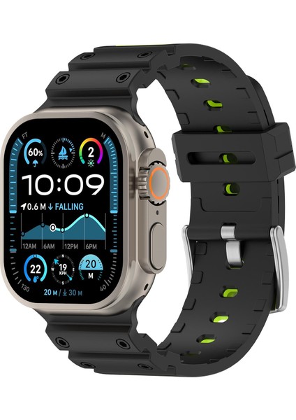 Apple Watch 46MM / 49MM / 45MM / 44MM Için Silikon Kordon (Yurt Dışından)