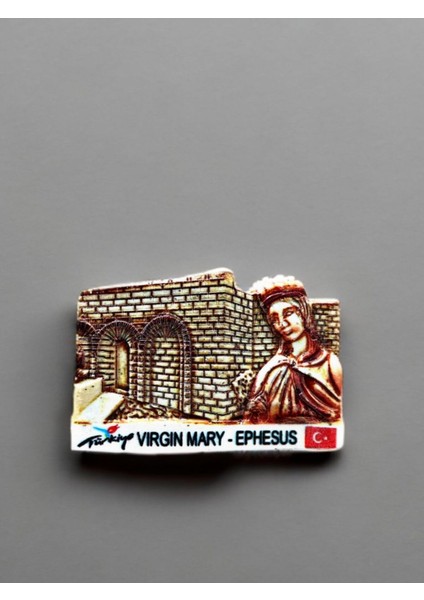 Ephesus (Efes) Temalı Polyester Magnet. 7cm x 5cm.