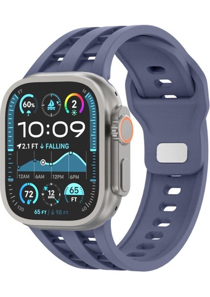 Apple Watch 46MM / 49MM / 45MM / 44MM Için Silikon Kayış (Yurt Dışından)