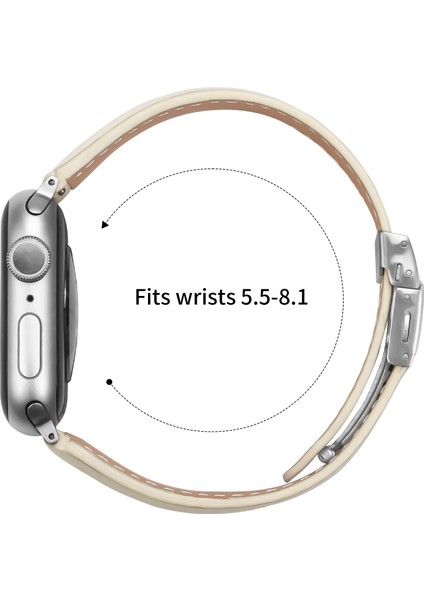 Apple Watch 46MM / 49MM / 45MM / 44MM Için Deri Saat Kayışı (Yurt Dışından) modelleri