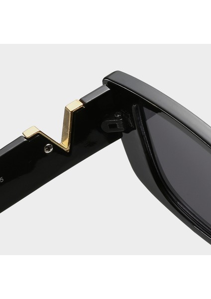 Retro Dikdörtgen Güneş Kadınlar Marka Tasarımcısı Vintage Küçük Çerçeve Güneş Gözlükleri Bayanlar Klasik Siyah Kare (Yurt Dışından) modelleri