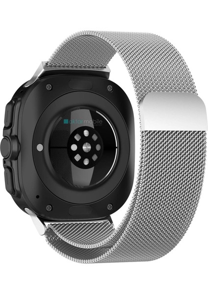 Galaxy Watch 8 40 / 44 mm Uyumlu Mıknatıslı Hasır Metal Örgü Kordon Milanese Kayış Orijinal Pim fiyatları