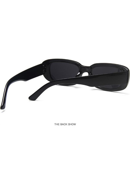 Vintage Güneş Gözlüğü Kadın Marka Tasarımcısı Retro Dikdörtgen Güneş Gözlükleri Kadın Ins Popüler Renkli Kare Gözlük (Yurt Dışından) modelleri