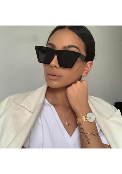 Kare Güneş Gözlüğü Tasarımcı Lüks Erkek/kadın Kedi Gözü Güneş Gözlükleri Klasik Vintage UV400 Outdoor (Yurt Dışından) modelleri