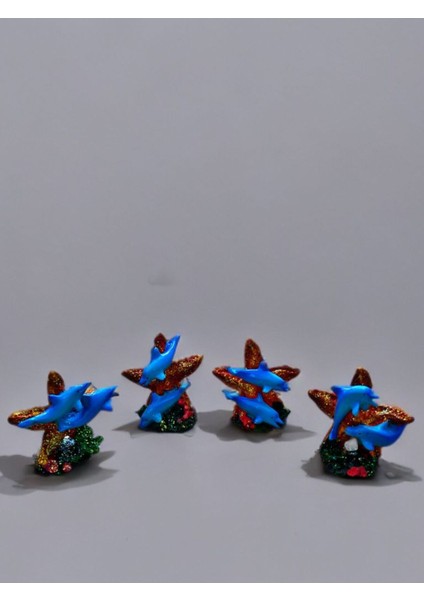 Polyester Biblo. Yunus Detaylı. 5 cm Boyunda. 4 Adet Fiyatıdır.