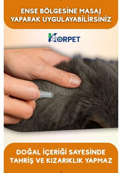 Köpekler Için Dış Ense Serumu 5'li Bitkisel Cilt Tüy Damlası modelleri