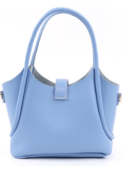 Mavi SHK187 Suni Deri Kilit Detaylı Ayarlabilir Askılı El,kol ve Omuz Çantası modelleri