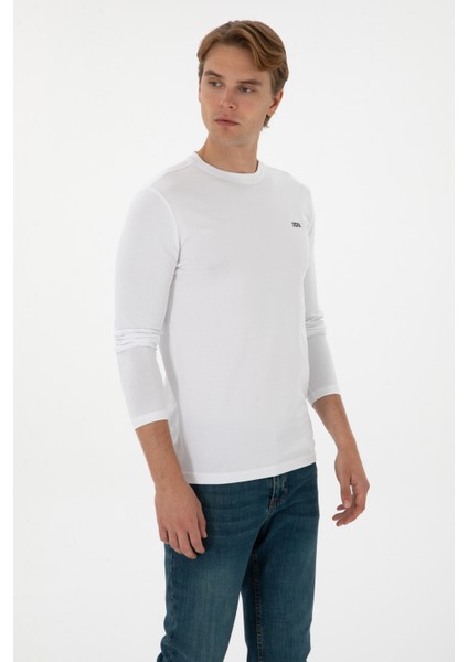 Erkek Beyaz Sweatshirt 50313744-VR013