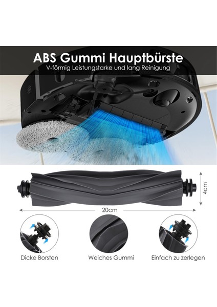 Dream X40 Ultra Robot Vaku Süpürücü Ana Yan Fırça Hepa Filtre Mop Bez Toz Çantaları Aksesuarlar (Yurt Dışından) indirimleri